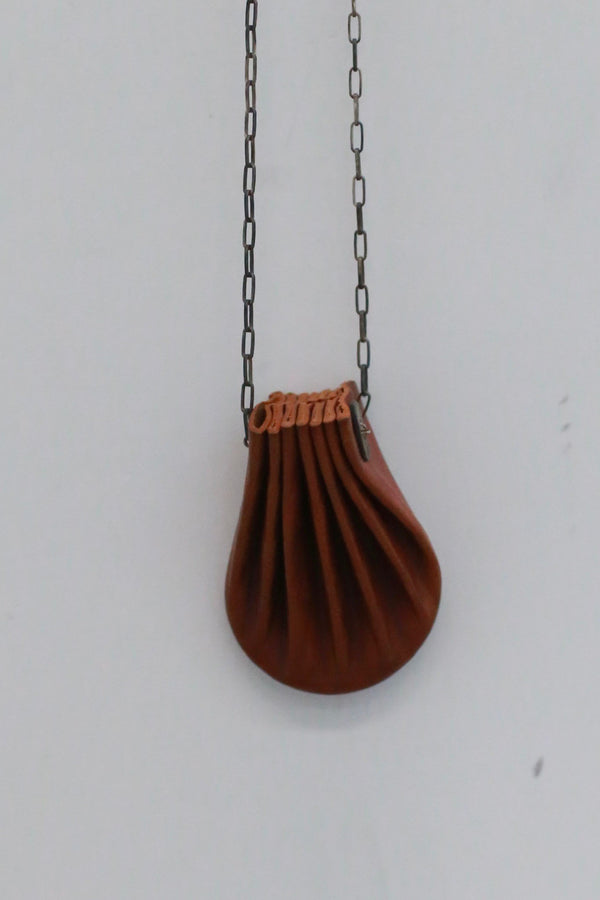 m.a+ Maurizio Amadei Mini Necklace Bag Collection MA-A-B712 CUF1,0-RUST-F RUST Shell A-B712 MA-A-B711